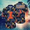 Illinois Fighting Illini NCAA Flower Hawaii Shirt For Fans Ver 20