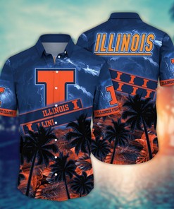Illinois Fighting Illini NCAA Flower Hawaii Shirt For Fans Ver 21
