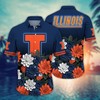 Illinois Fighting Illini NCAA Flower Hawaii Shirt For Fans Ver 27