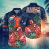 Illinois Fighting Illini NCAA Flower Hawaii Shirt For Fans Ver 28