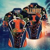 Illinois Fighting Illini NCAA Flower Hawaii Shirt For Fans Ver 31