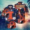 Illinois Fighting Illini NCAA Flower Hawaii Shirt For Fans Ver 35