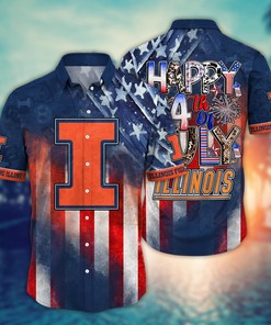 Illinois Fighting Illini NCAA Hawaii Shirt Ver 2