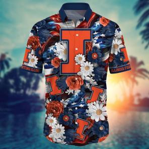Illinois Fighting Illini NCAA Hawaii Shirt Ver 3
