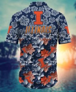 Illinois Fighting Illini NCAA Hawaiian Shirt Gift For Fan