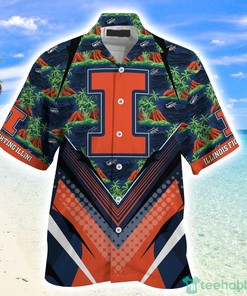 Illinois Fighting Illini Summer Hawaiian Shirt And Shorts - Great Gift For Sports Enthusiasts