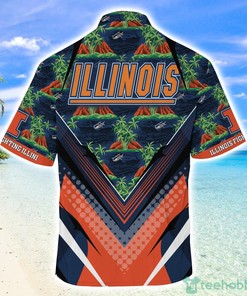 Illinois Fighting Illini Summer Hawaiian Shirt And Shorts - Great Gift For Sports Enthusiasts