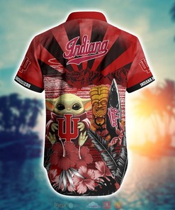 Indiana Hoosiers Baby Yoda NCAA Hawaiian Shirt and Shorts - Unique Gift For Fans 