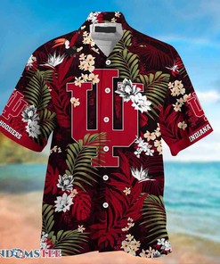 Indiana Hoosiers Beach Hawaiian Shirt - If This Flag Offends You Design