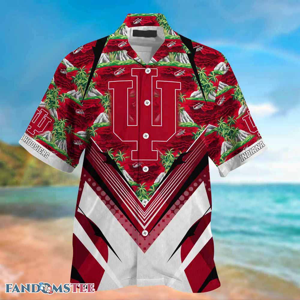 Indiana Hoosiers Beach Hawaiian Shirt - Perfect Gift For Sports Fans