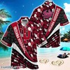 Indiana Hoosiers Beach Hawaiian Shirt - Tropical Flower Design For Fans 