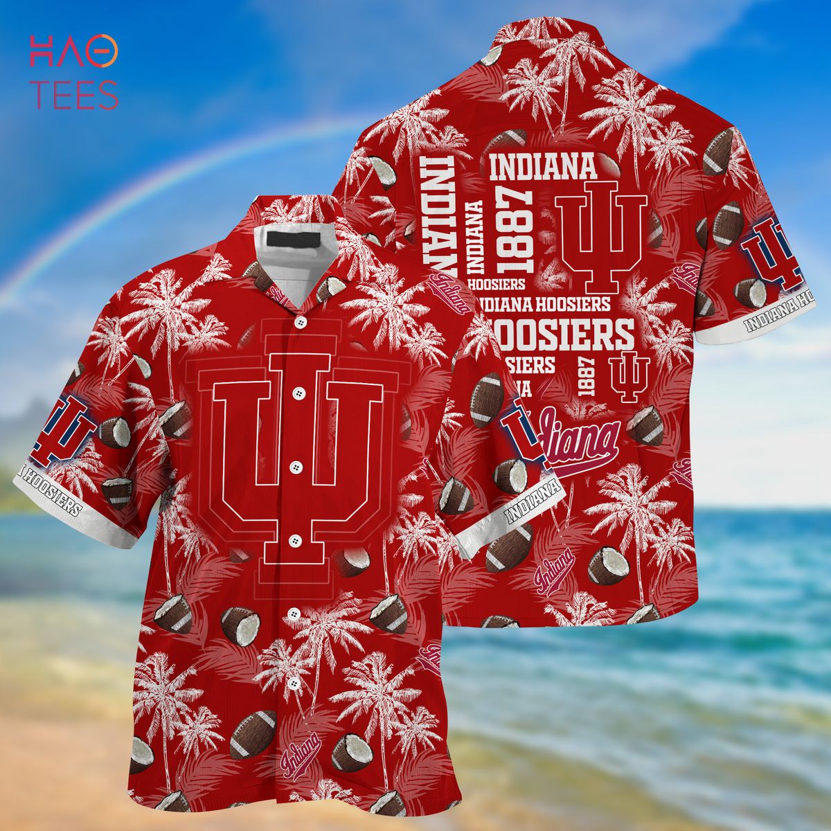 Indiana Hoosiers Hawaiian Shirt, New Gift For Summer