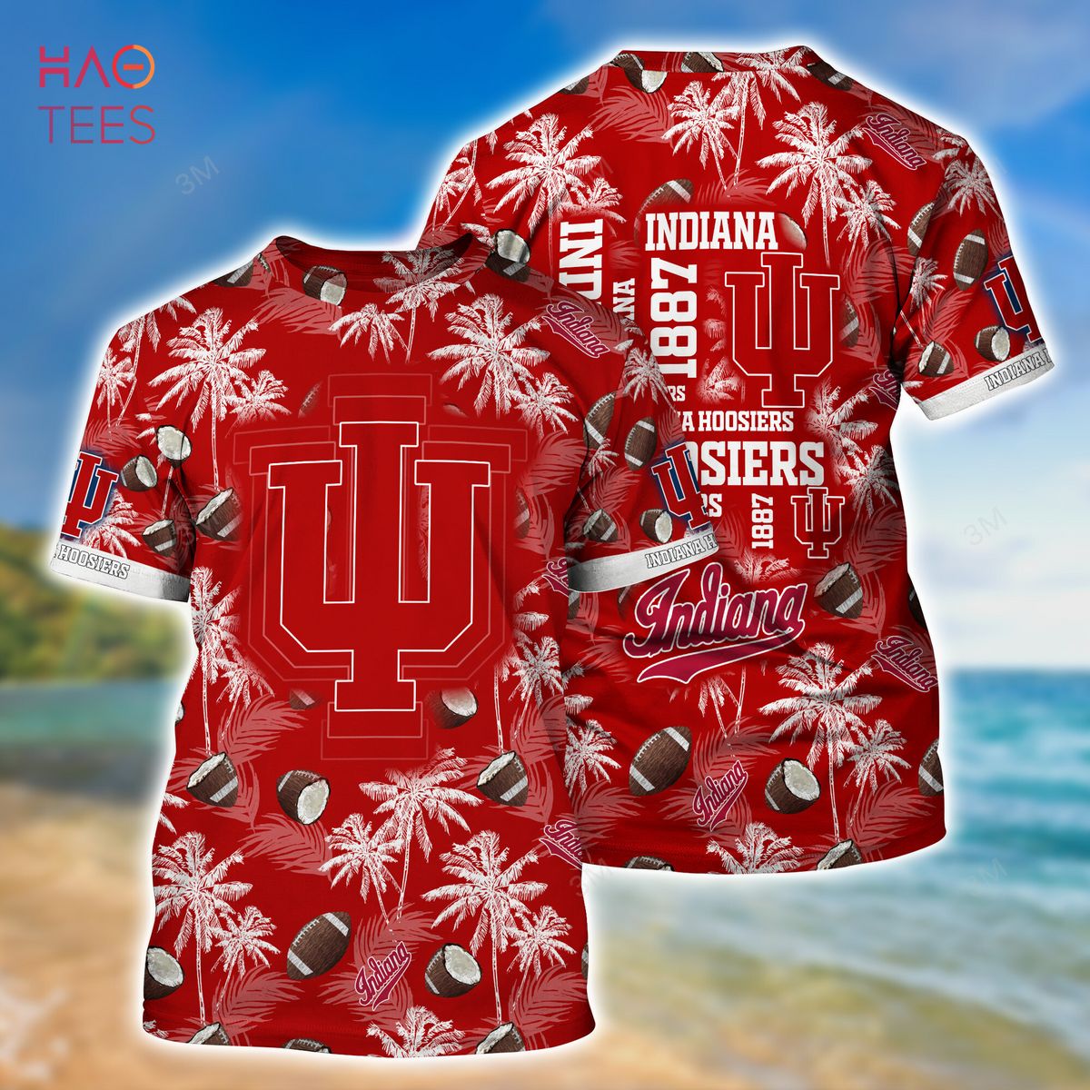 Indiana Hoosiers Hawaiian Shirt, New Gift For Summer