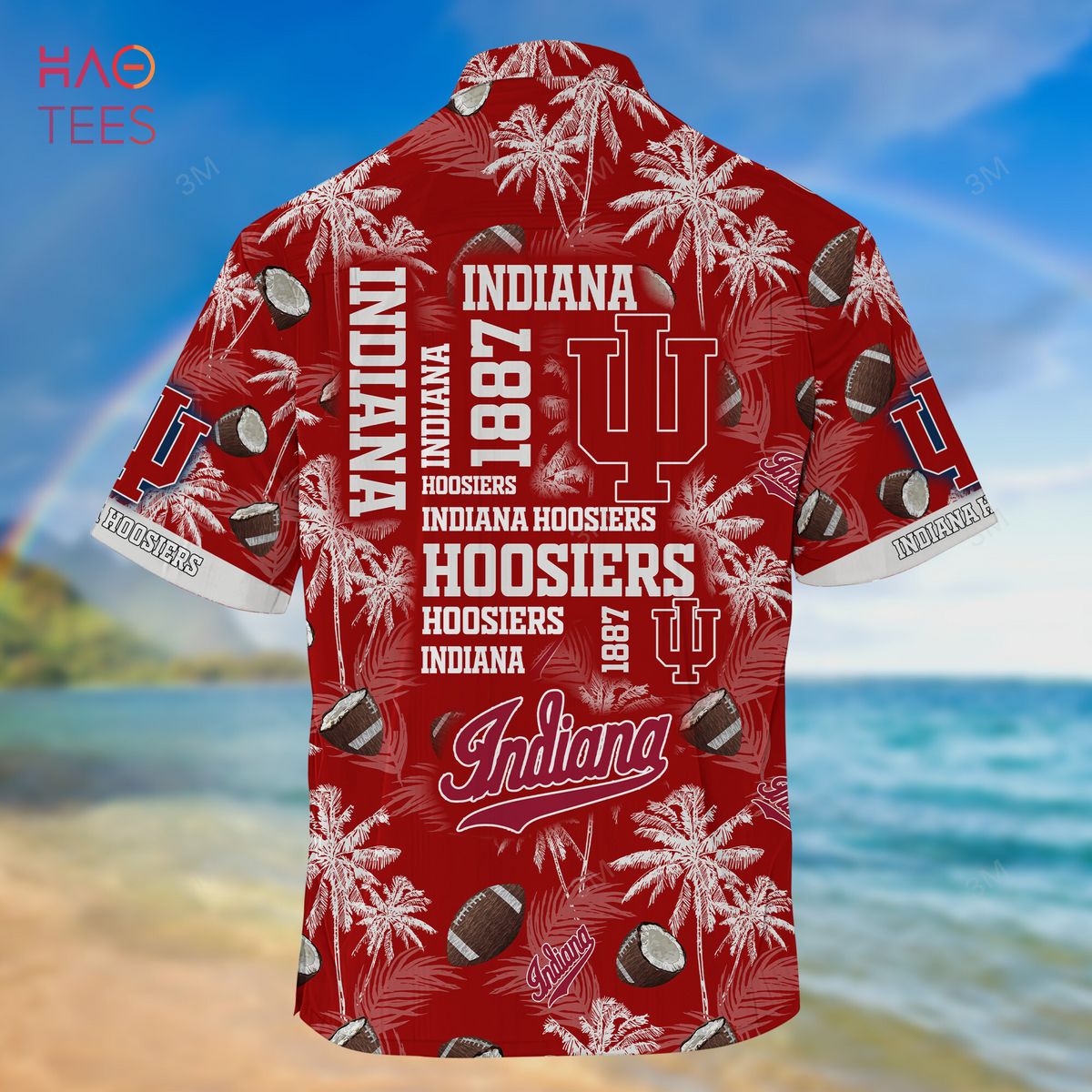 Indiana Hoosiers Hawaiian Shirt, New Gift For Summer