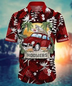 Indiana Hoosiers NCAA Flower Hawaii Shirt For Fans Ver 1