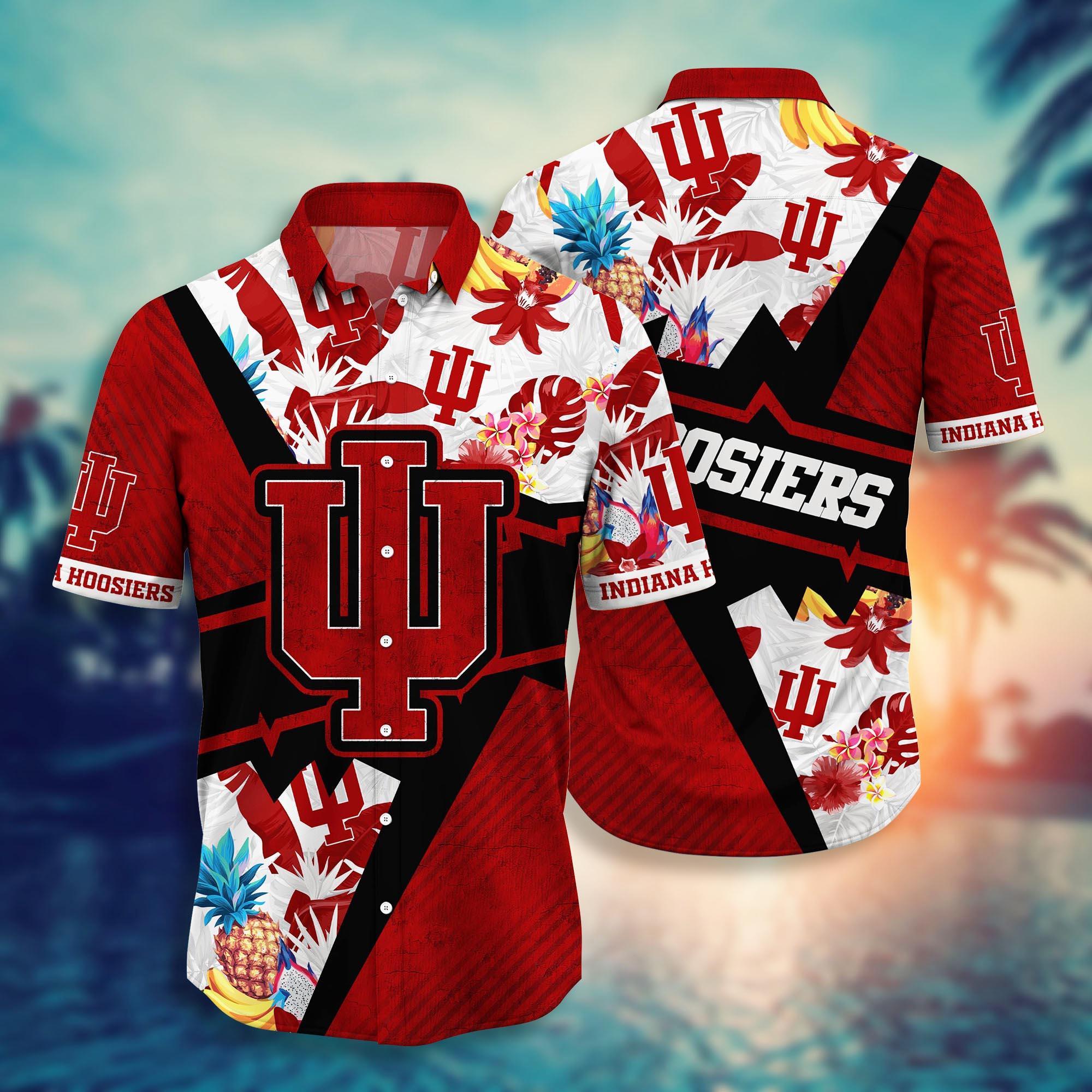 Indiana Hoosiers NCAA Flower Hawaii Shirt For Fans Ver 11