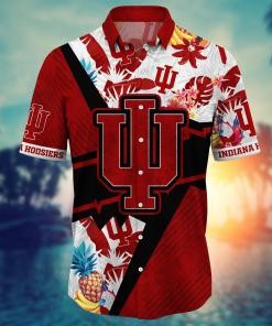 Indiana Hoosiers NCAA Flower Hawaii Shirt For Fans Ver 11