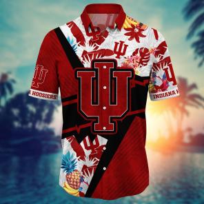 Indiana Hoosiers NCAA Flower Hawaii Shirt For Fans Ver 11