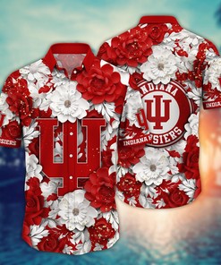 Indiana Hoosiers NCAA Flower Hawaii Shirt For Fans Ver 12