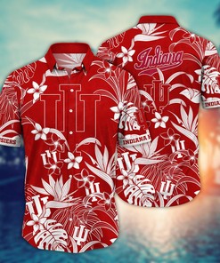 Indiana Hoosiers NCAA Flower Hawaii Shirt For Fans Ver 14