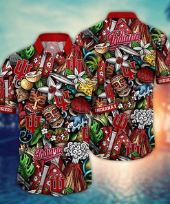 Indiana Hoosiers NCAA Flower Hawaii Shirt For Fans Ver 15