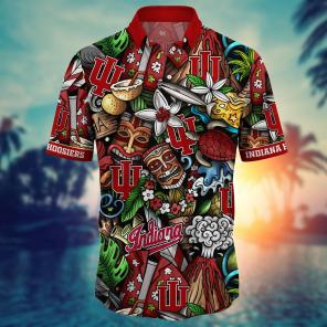Indiana Hoosiers NCAA Flower Hawaii Shirt For Fans Ver 15