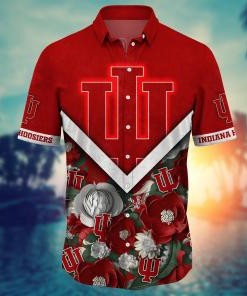 Indiana Hoosiers NCAA Flower Hawaii Shirt For Fans Ver 16