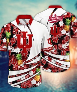 Indiana Hoosiers NCAA Flower Hawaii Shirt For Fans Ver 17
