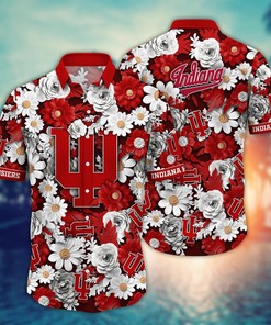Indiana Hoosiers NCAA Flower Hawaii Shirt For Fans Ver 19