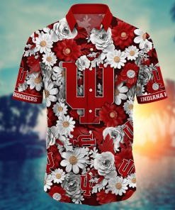 Indiana Hoosiers NCAA Flower Hawaii Shirt For Fans Ver 19