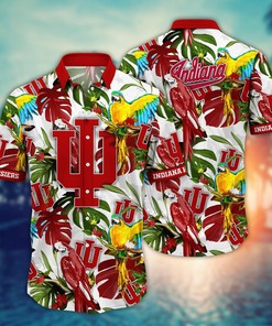 Indiana Hoosiers NCAA Flower Hawaii Shirt For Fans Ver 2
