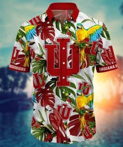 Indiana Hoosiers NCAA Flower Hawaii Shirt For Fans Ver 2