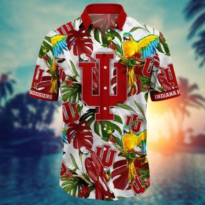 Indiana Hoosiers NCAA Flower Hawaii Shirt For Fans Ver 2