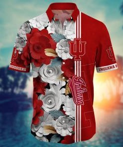 Indiana Hoosiers NCAA Flower Hawaii Shirt For Fans Ver 23