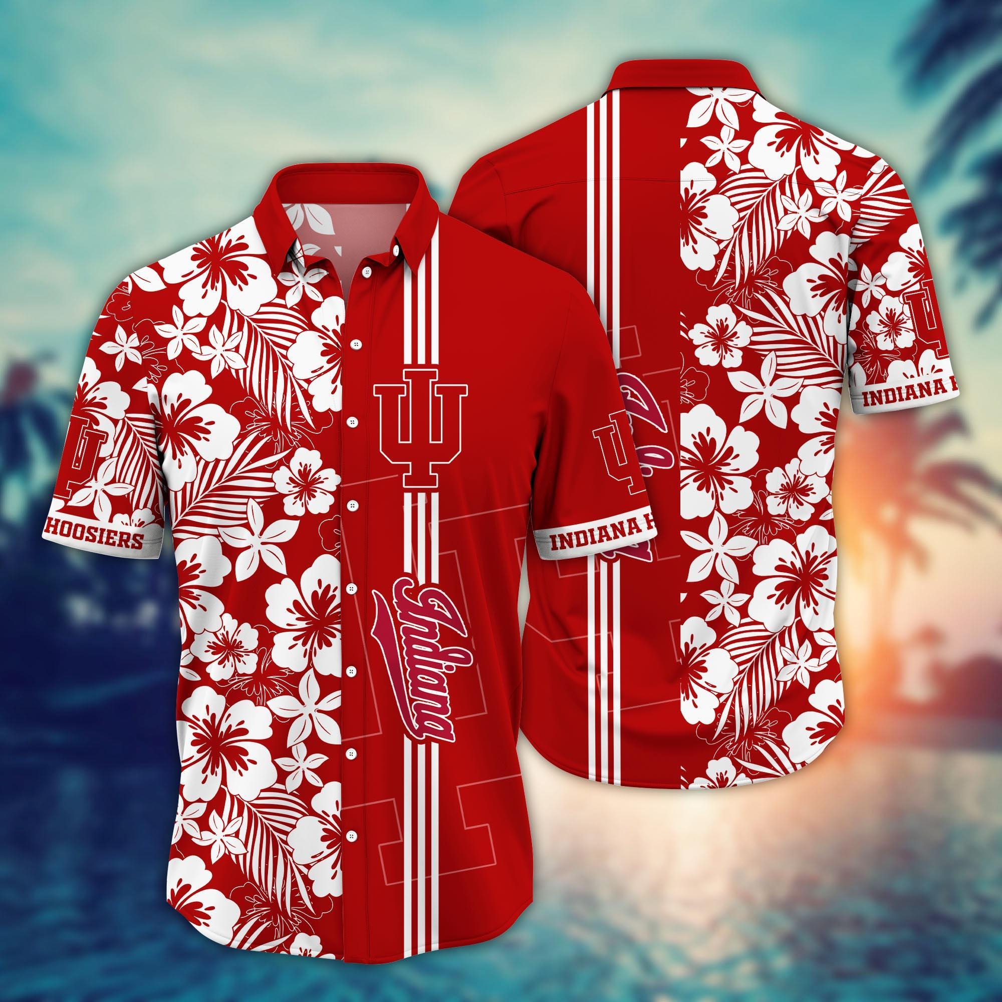 Indiana Hoosiers NCAA Flower Hawaii Shirt For Fans Ver 24