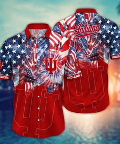 Indiana Hoosiers NCAA Flower Hawaii Shirt For Fans Ver 28