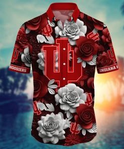 Indiana Hoosiers NCAA Flower Hawaii Shirt For Fans Ver 3