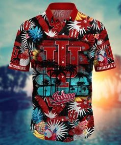 Indiana Hoosiers NCAA Flower Hawaii Shirt For Fans Ver 31