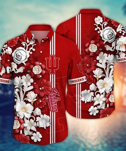 Indiana Hoosiers NCAA Flower Hawaii Shirt For Fans Ver 35