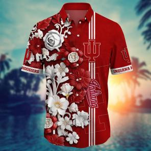 Indiana Hoosiers NCAA Flower Hawaii Shirt For Fans Ver 35