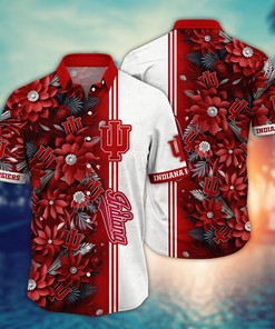 Indiana Hoosiers NCAA Flower Hawaii Shirt For Fans Ver 4