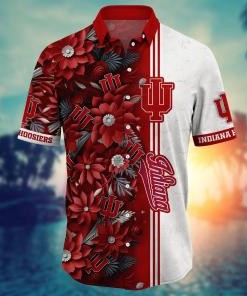 Indiana Hoosiers NCAA Flower Hawaii Shirt For Fans Ver 4