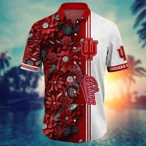 Indiana Hoosiers NCAA Flower Hawaii Shirt For Fans Ver 4