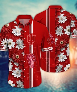 Indiana Hoosiers NCAA Flower Hawaii Shirt For Fans Ver 5