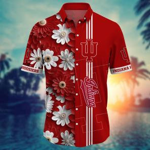 Indiana Hoosiers NCAA Flower Hawaii Shirt For Fans Ver 5