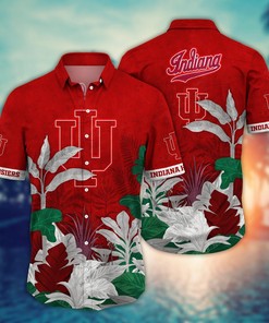 Indiana Hoosiers NCAA Flower Hawaii Shirt For Fans Ver 6