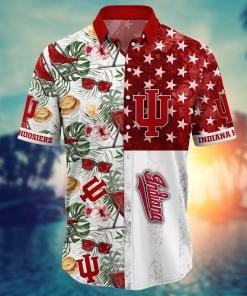 Indiana Hoosiers NCAA Flower Hawaii Shirt For Fans Ver 7