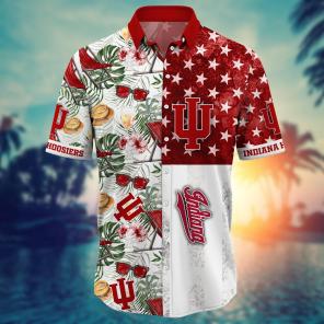 Indiana Hoosiers NCAA Flower Hawaii Shirt For Fans Ver 7