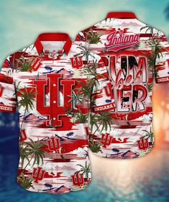 Indiana Hoosiers NCAA Flower Hawaii Shirt For Fans Ver 8