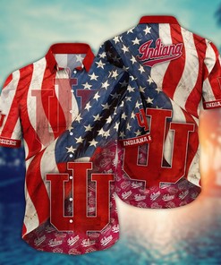 Indiana Hoosiers NCAA Flower Hawaii Shirt For Fans Ver 9